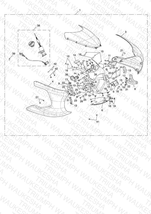 Front Fairing Kit, Painted -                > 749069