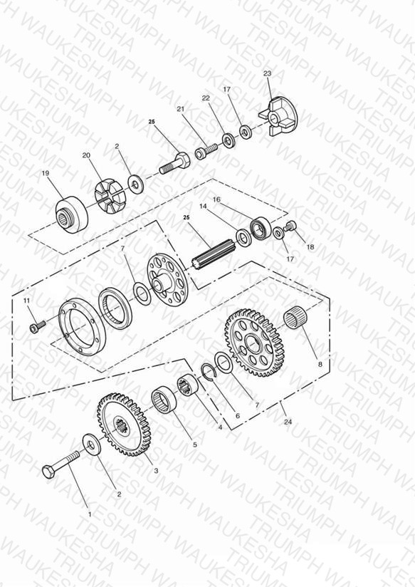 Alternator/ Starter Drive Gears