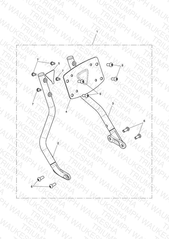 Uprights Kit, Backrest, Black