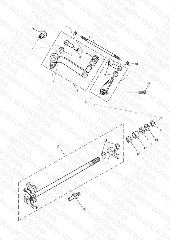 Gear Change Mechanism > Eng No 340169