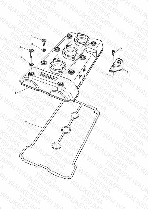 Cam Cover 885cc Engine