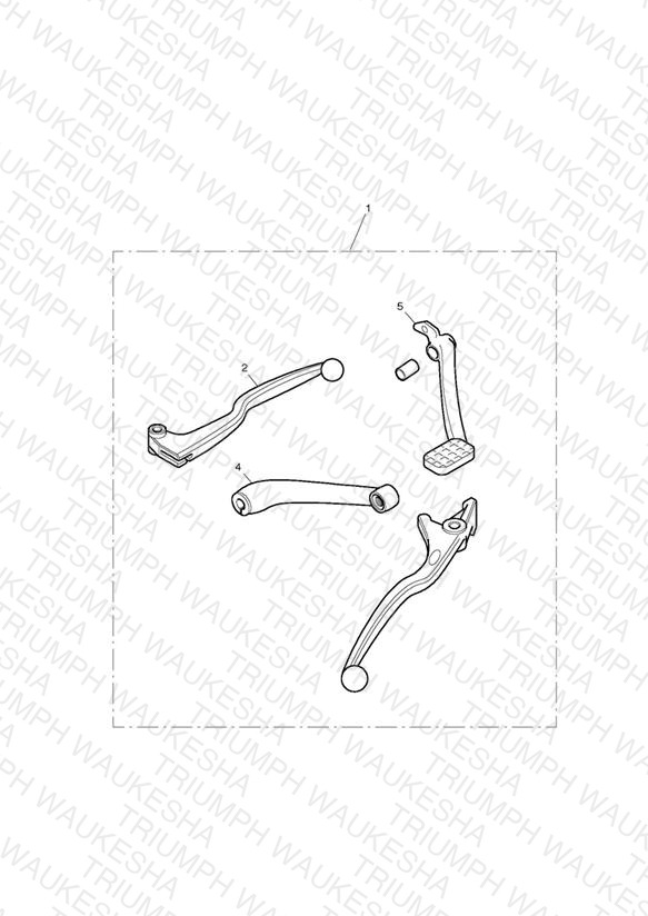 Lever Kit, Chrome