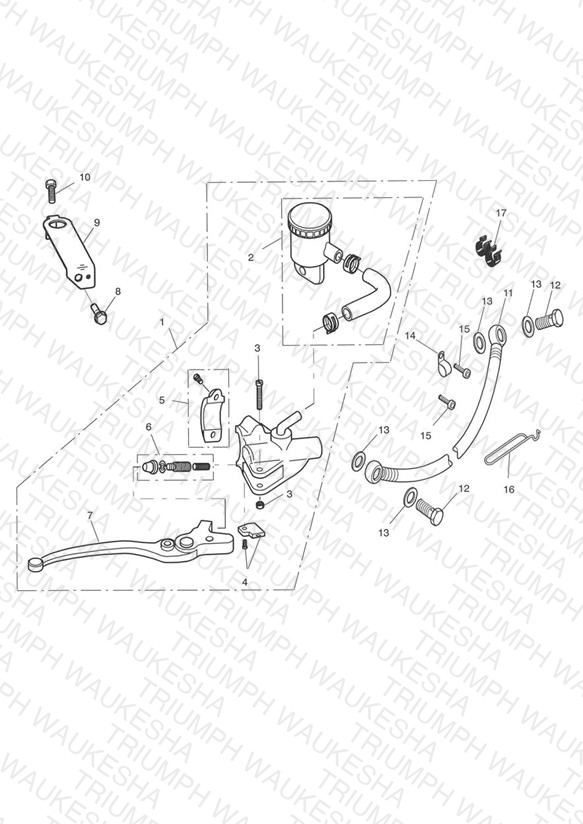 Front Brake Master Cylinder & Hoses