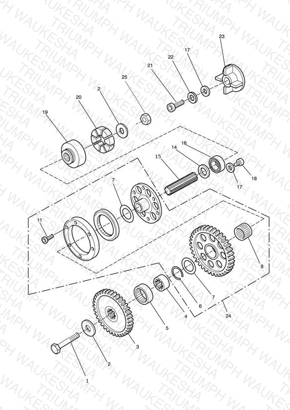 Alternator/ Starter Drive Gears