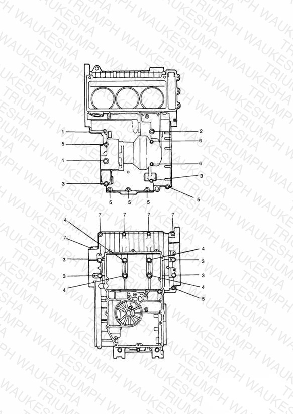 Crankcase Fixings 3 Cylinder 9873 »