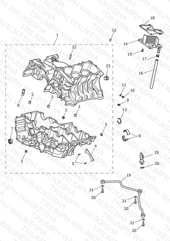 Crankcase & Fittings