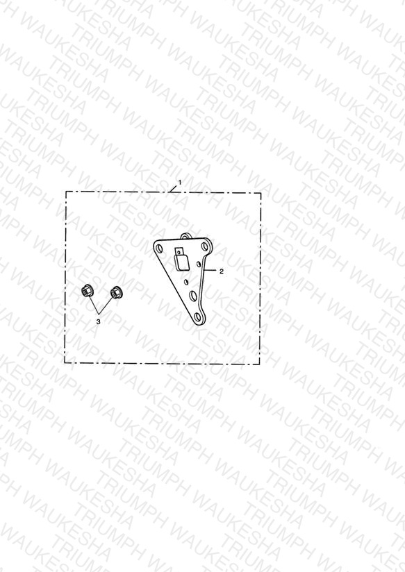 Bracket Kit, Rear Cyl Head Mount
