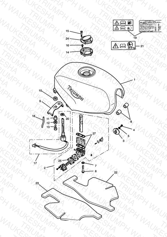 Fuel Tank and Fittings
