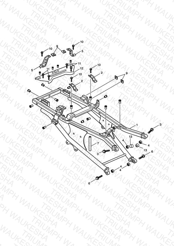 Rear Sub-Frame and Fittings