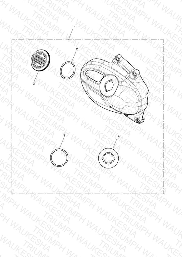 Sprocket Cover, Chrome