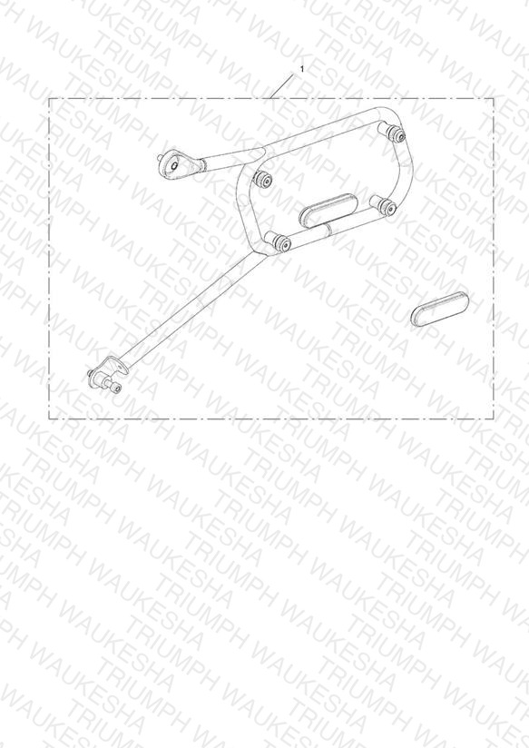 Mounting Kit, Rugged Pannier, LH