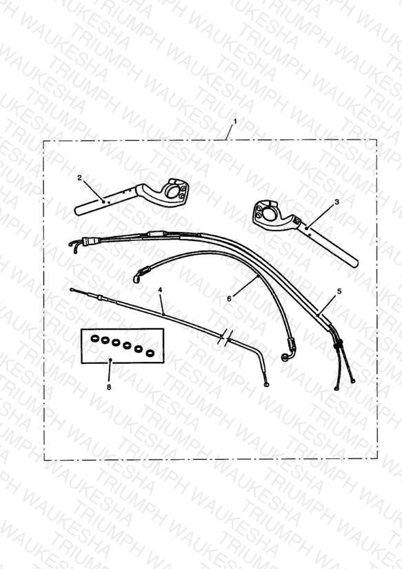 Handlebar Kit, High, ABS