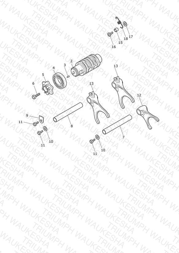 Gear Selector Drum