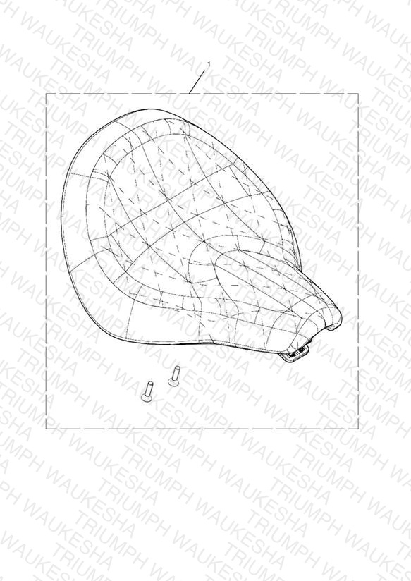 Seat, Rider, Quilted, Brown