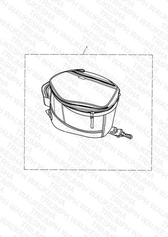 Magnetic Tank Bag Kit, 10-16L