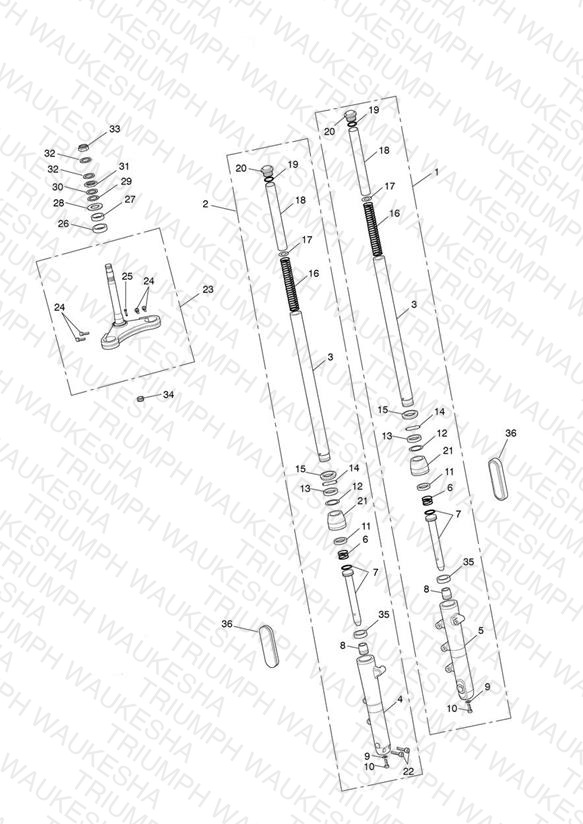 Front Forks & Lower Yoke
