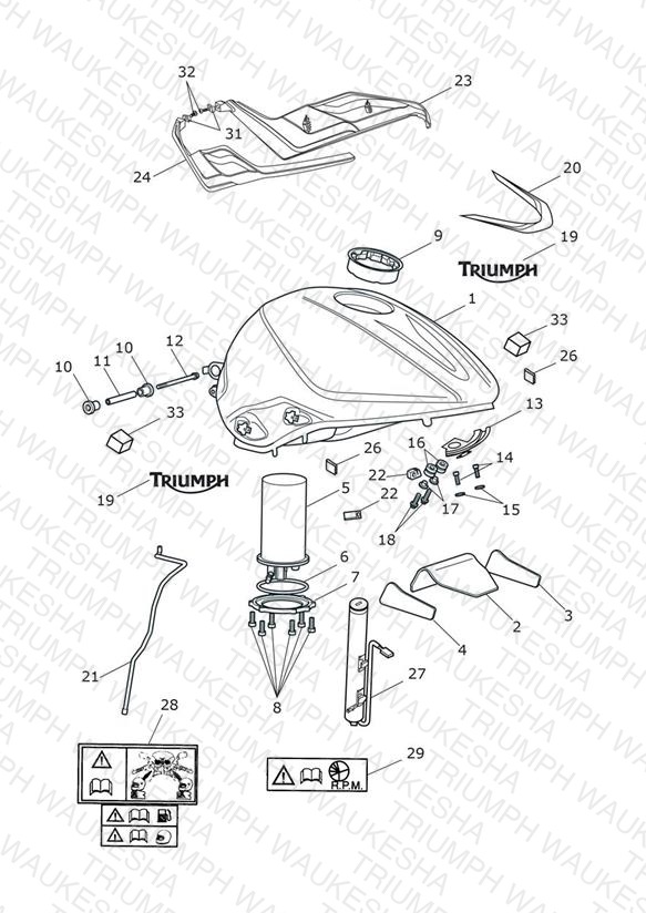 Fuel Tank, Fuel Pump & Fittings