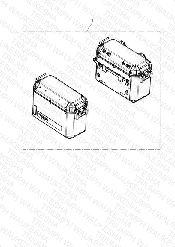 Aluminium Pannier Kit, Slv