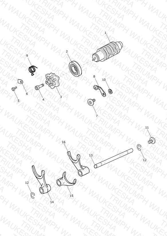 Gear Selector Drum