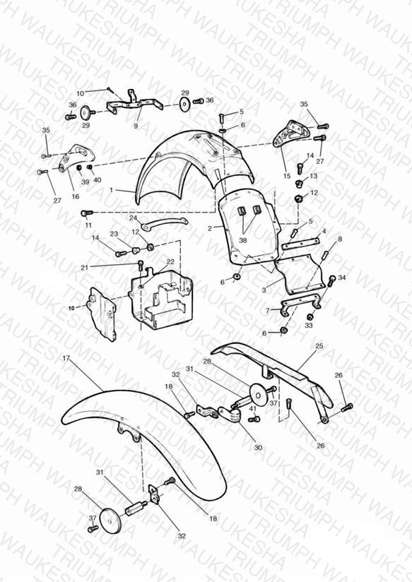 Mudguards/Chainguard/Battery Box  » 71698
