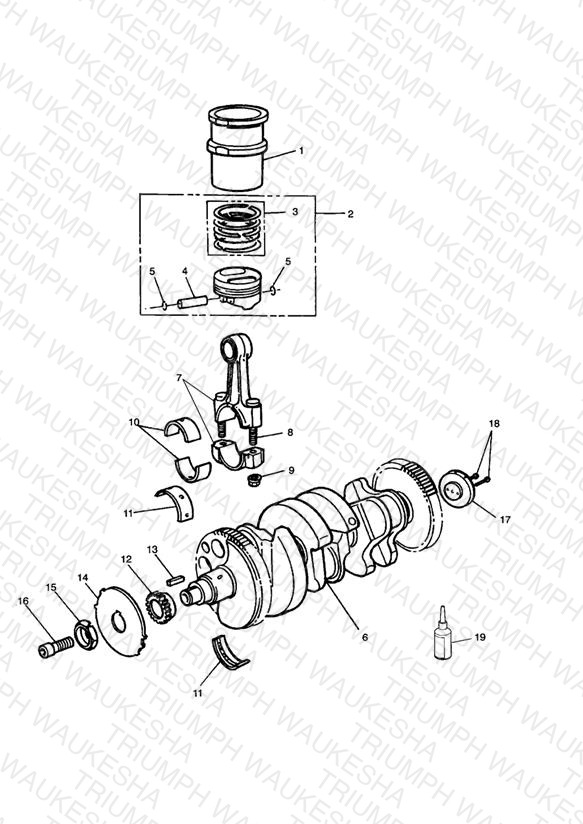 Crankshaft/Conn Rod/Pistons and Liners