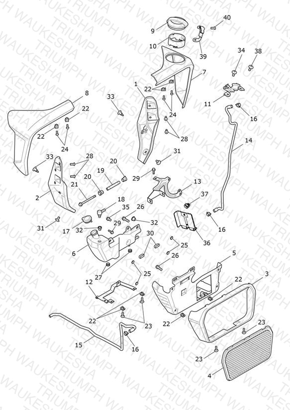 Radiator Cowls & Expansion Tank