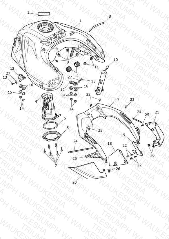 Fuel Tank, Fuel Pump & Fittings