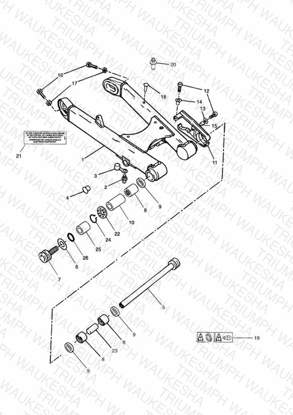Swinging Arm 101854 » (Except 102063 to 102074 inclusive)