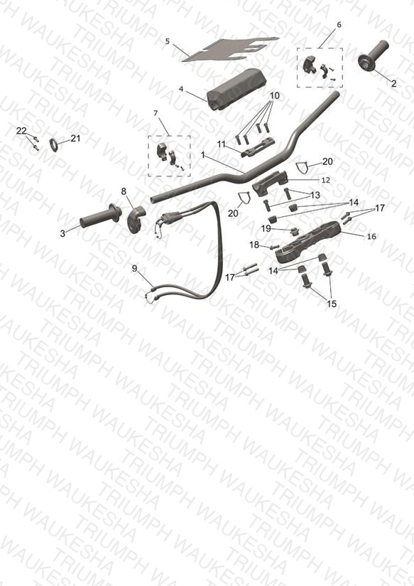 Handlebars, Upper Yoke & Mirrors