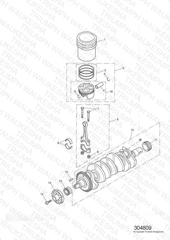 Crankshaft/Conn Rods/Pistons and Liners
