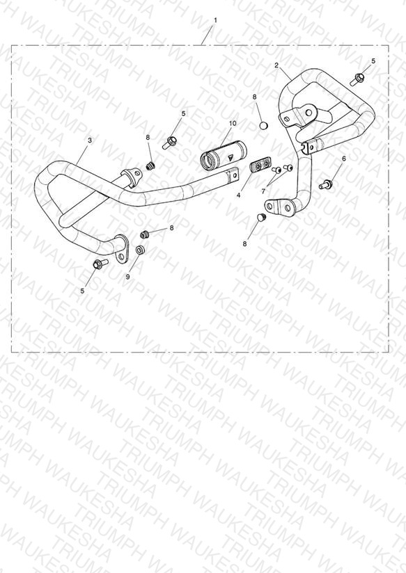 Lower Engine Bar Kit, SS