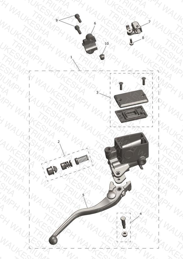 Front Brake Master Cylinder & Hoses