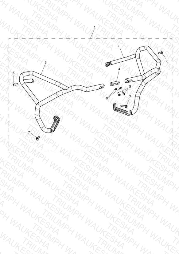 Protection Bar, Upper Kit