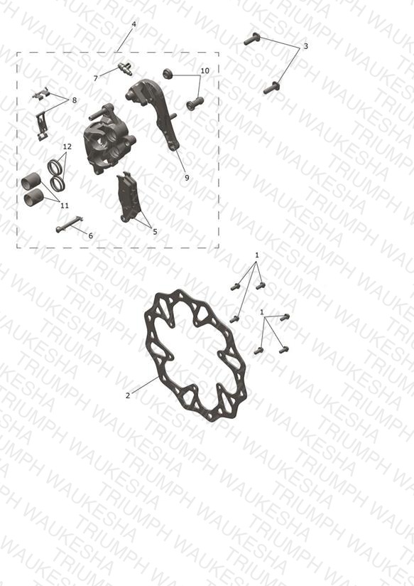 Front Caliper & Discs