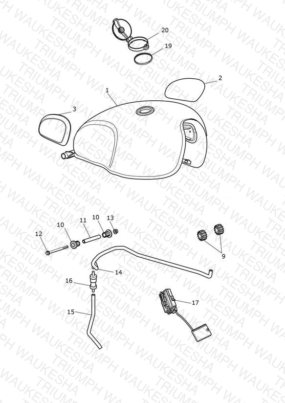 Fuel Tank - Bud Ekins Edition