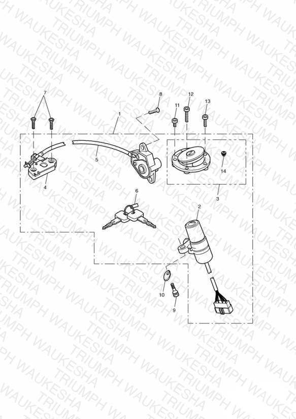 Ignition Switch & Lock Set