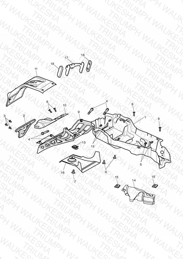 Rear Mudguard & Battery Box