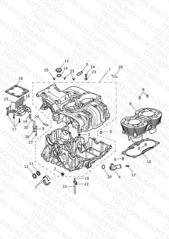 Crankcase & Fittings