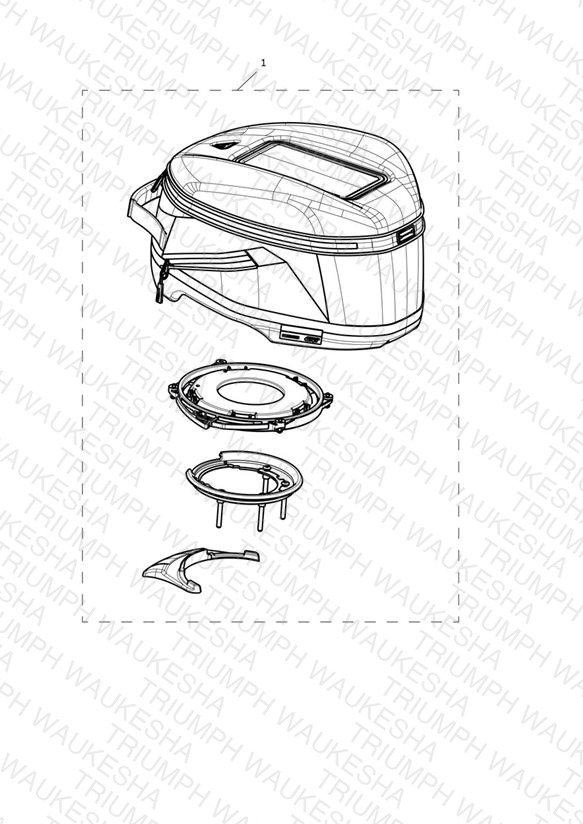 Tank Bag Kit, Keyless