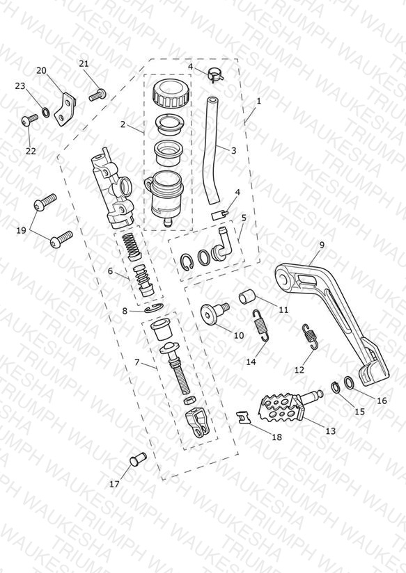 Rear Brake Master Cylinder