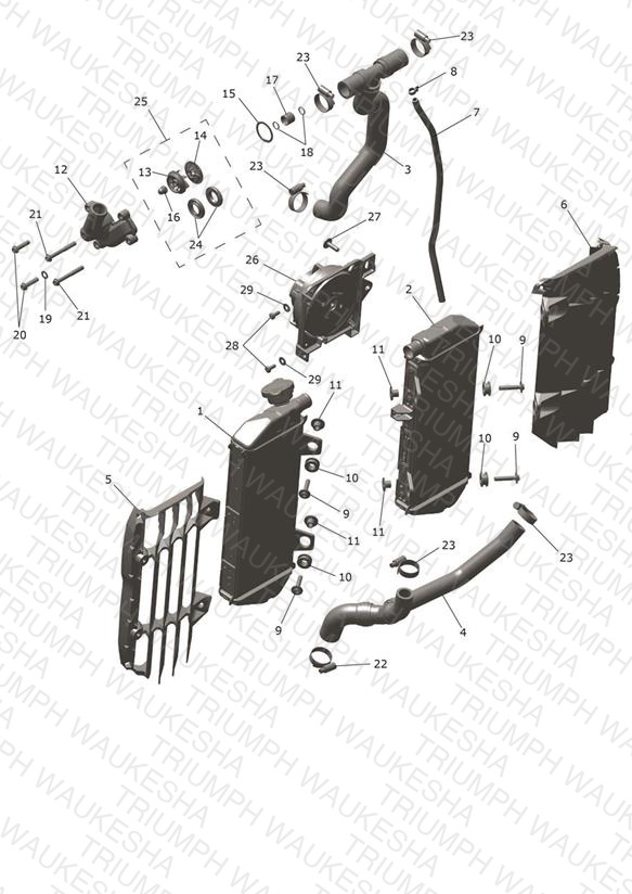 Radiator, Fan & Thermostat