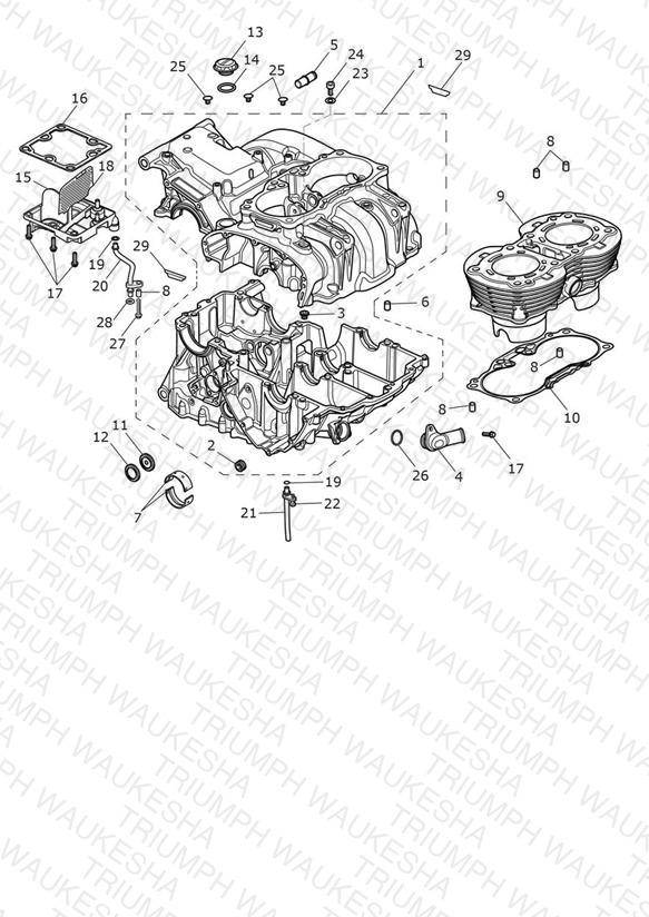 Crankcase & Fittings
