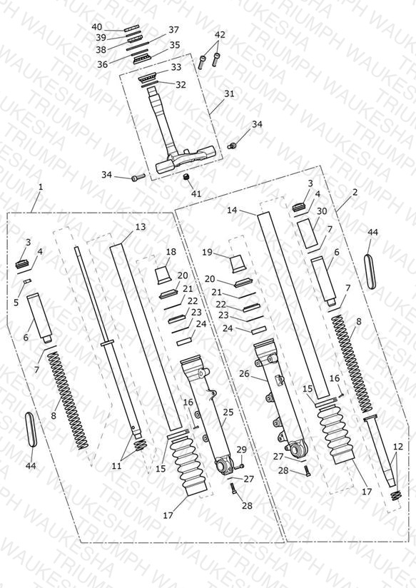 Front Forks & Lower Yokes