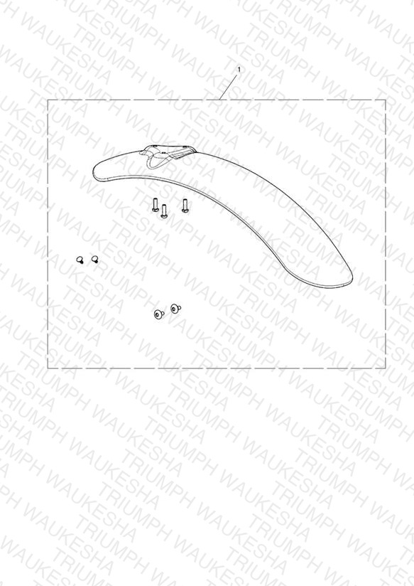 Front Mudguard, High