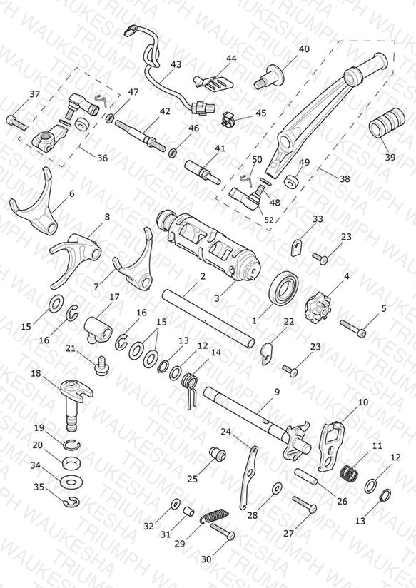 Gear Selectors & Pedal