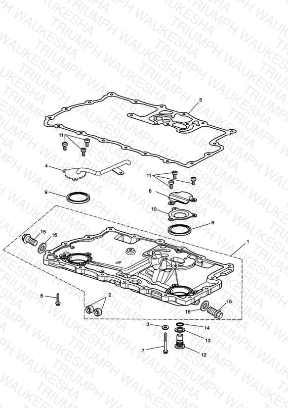 Sump & Fittings > Eng No 217500
