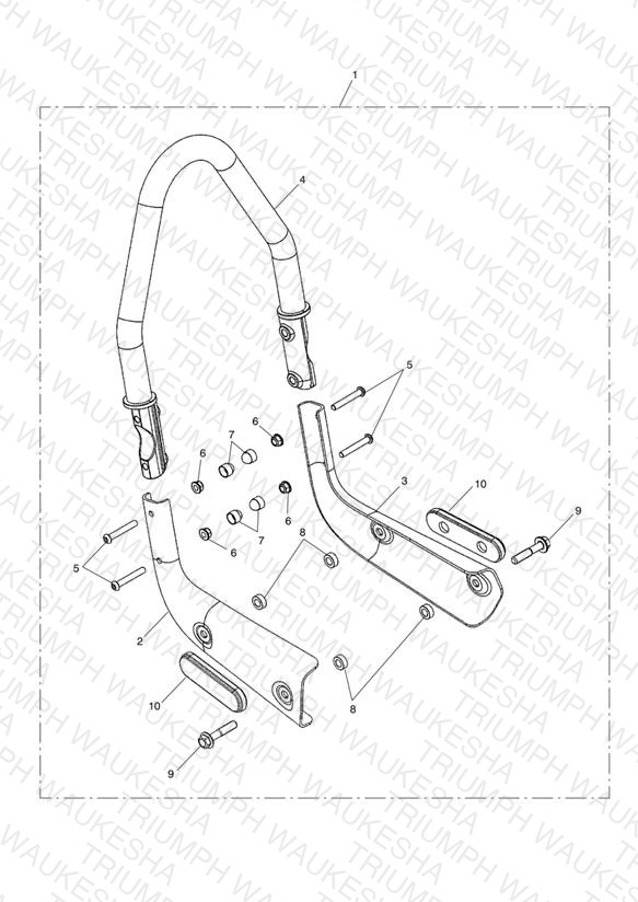 Passenger Backrest Kit