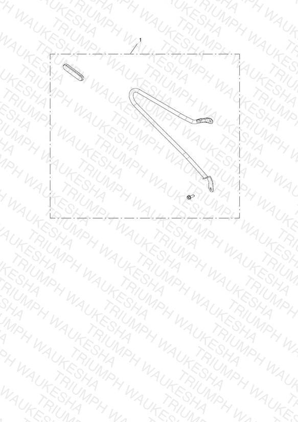 Pannier Rail Kit, RH