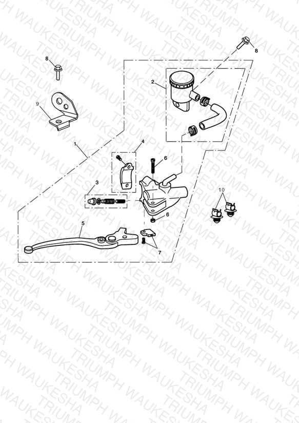 Front Brake Master Cylinder & Hoses