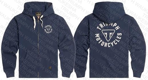 Digby Full Zip Hoodie Navy